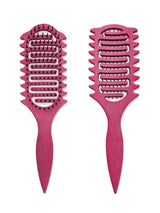 Curly Comb Curl Define Styling Brush Hollow Out Detangling Hair Brush Tangled Wet Curly Hair Comb Shaping Curls Hairdressing