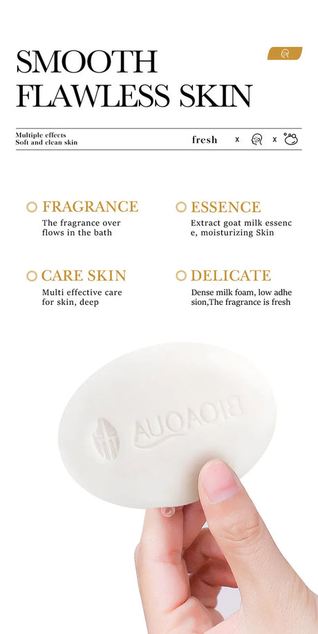 Rice Original Essence Deep Cleaning, Moisturizing Nourishing Facial Cleansing Soap Refreshing Oil Control Facial Wash Hand Soap