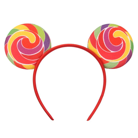 Newest Festival Party Cosplay Mouse Ears Headband 3.3" Ears Glitter Hairband Without Bow For Boys DIY Cartoon Hair Accessories