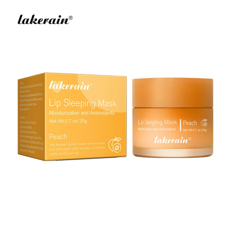 Hydrating Glowing Lip Balm Overnight Lip Mask Moisturizing Repair Cracked Lips Soften Fine Lines Mild Exfoliating Clear Dead Ski