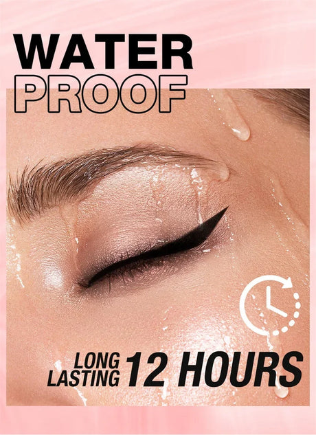 12-Color Fashion Eyeliner Pencil Smokey Punk Style Eye Liner Pen Long-lasting Waterproof Perform Stage Makeup Eyeshadow Stick