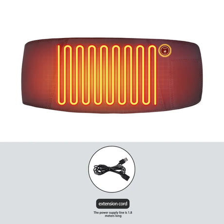 Carbon Fiber Heating Uterine Protector Relieves Menstrual Cold Uterus Pain Uterine Warmth Belt Essential Women Ideal Female Gift
