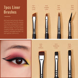 Jessup Eye Makeup Brushes Set,Professional Makeup Brush,Synthetic Eye Blending Brush Eyeshadow Brush Eyebrow Crease Shader T341