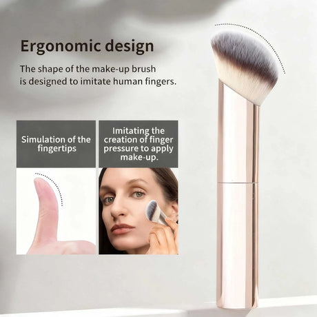 20pcs/set Pro Makeup Brushes Double Ended Foundation Concealers Blush Eye Shadows Brush for Liquid Cream Powder Blending