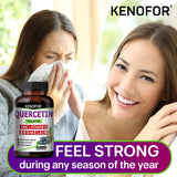 Quercetin Capsules with Bromelain, Vitamin C, Ashwagandha, Antioxidant, Support Immune, Respiratory & Cardiovascular Wellness