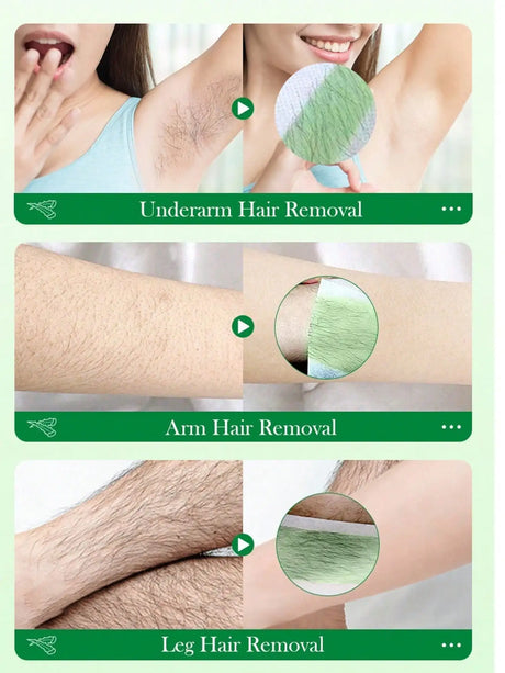 Aloe Vera Rose Double-Sided Wax Paper Armpit Hair Body Hair Removal Cream And Non-Irritating, With Mild Ingredients