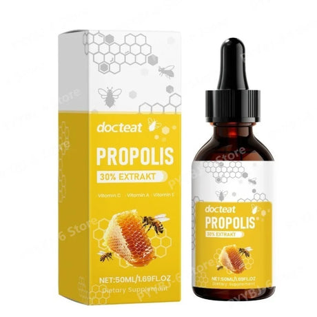 Propolis Extract Liquid with Vitamin A C &E Antioxidant Daily Wellness Support Dietary Supplement for Adult Natural Formula 50ml