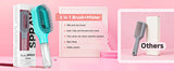 Hairbrush Sprayer Brush 2 in 1 Multi-functional Spray Bottle Comb with Water Spray Detangling Styling Salon Fluffy Modeling Comb