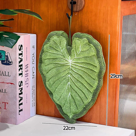 Leaf Hand Towel Bathroom Accessories Absorbent Kitchen Towel Soft Towel Hanging Towels Handkerchief Towels Home Wash Hand Towels