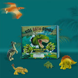 6PCS/SET Dinosaur Egg Adventure Bath Bomb Within Random Dinosaur Toy Moisturize, Stress Relief Cleasing Bathing Ball