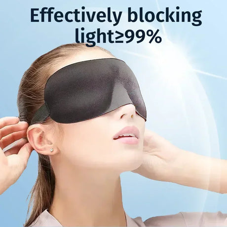 Sleeping Mask Cover Slaapmasker  Blockout Eye Comfort  Blindfold Concave Light with Women Men Aid Eye Travel