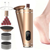 Aluminum Alloy 2-in-1 Electric Callus Remover And Food Grinder Hand Foot Care Tool Set with Gift Box