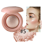 3D Face Highlighter Powder Instant Silky Baked Shimmer Illuminator Makeup Natural Glossy Brighten Contouring Glitter High Gloss