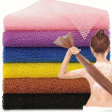 African Exfoliating Sponges Towel Mesh Bath Scrub Washcloth Double Side Wash Bath Loofah for Smooth Skin Back Shower Scrubb