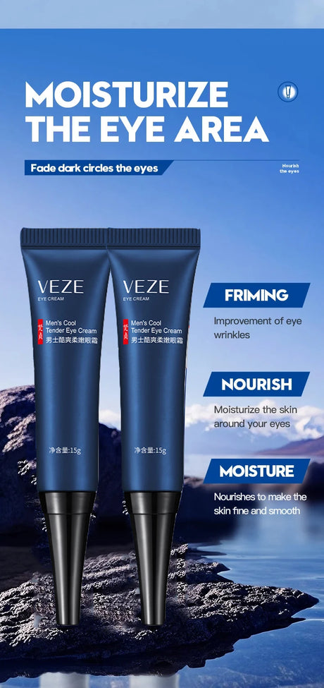 Retinol Eye Bag Removal Cream For Men Anti-Wrinkle Firming Skin Fades Fine Lines Anti Dark Circle Puffiness Brightening Eye Care