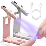 Convenient Handheld Nail Dryer Lamp UV/LED Nail Curing All Gel Polish Nail Art Tool USB Rechargeabl Quick Dry Nail Lamp