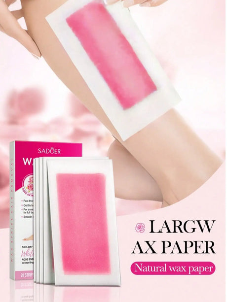 Aloe Vera Rose Double-Sided Wax Paper Armpit Hair Body Hair Removal Cream And Non-Irritating, With Mild Ingredients