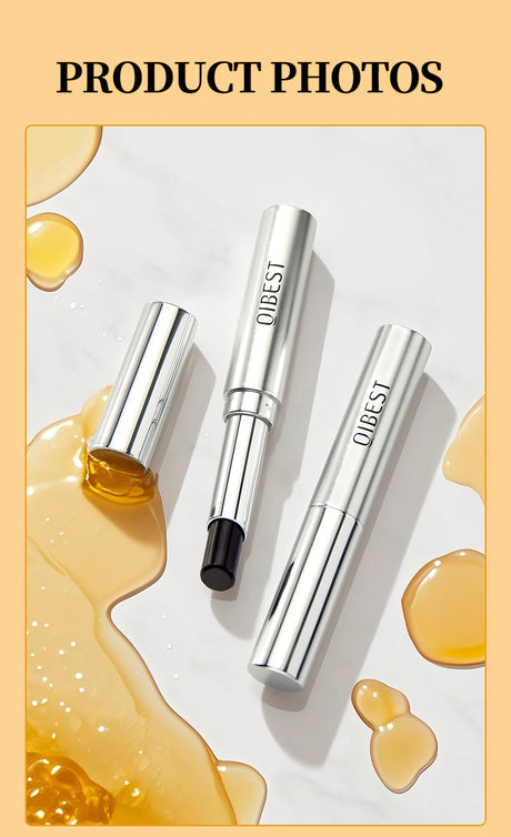 QIBEST Honey Lipstick Nourishing Lip Balm Moisturizing Tinted Lip Plumping Balm Smooth Enhancing Natural Color Lip Care Makeup