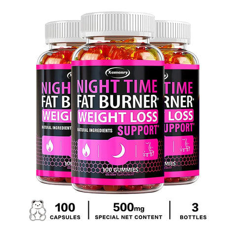 Nighttime Metabolism Gummies - Tone Up Capsules for Bloating & Metabolism, Appetite Suppressant